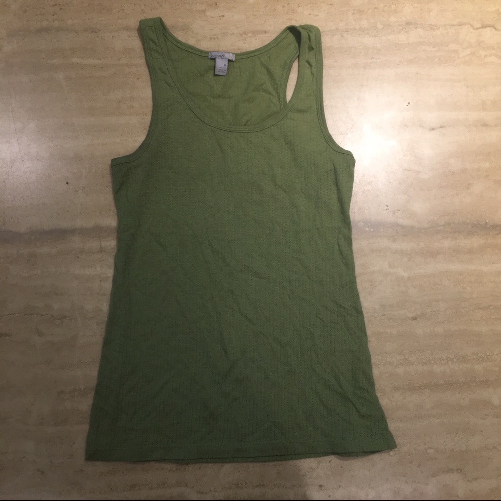 Simple Green Tank Top